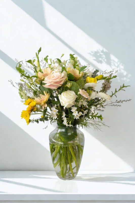 sunday morning in a vase