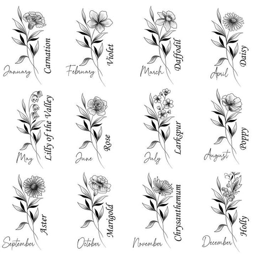 birth flowers for each month