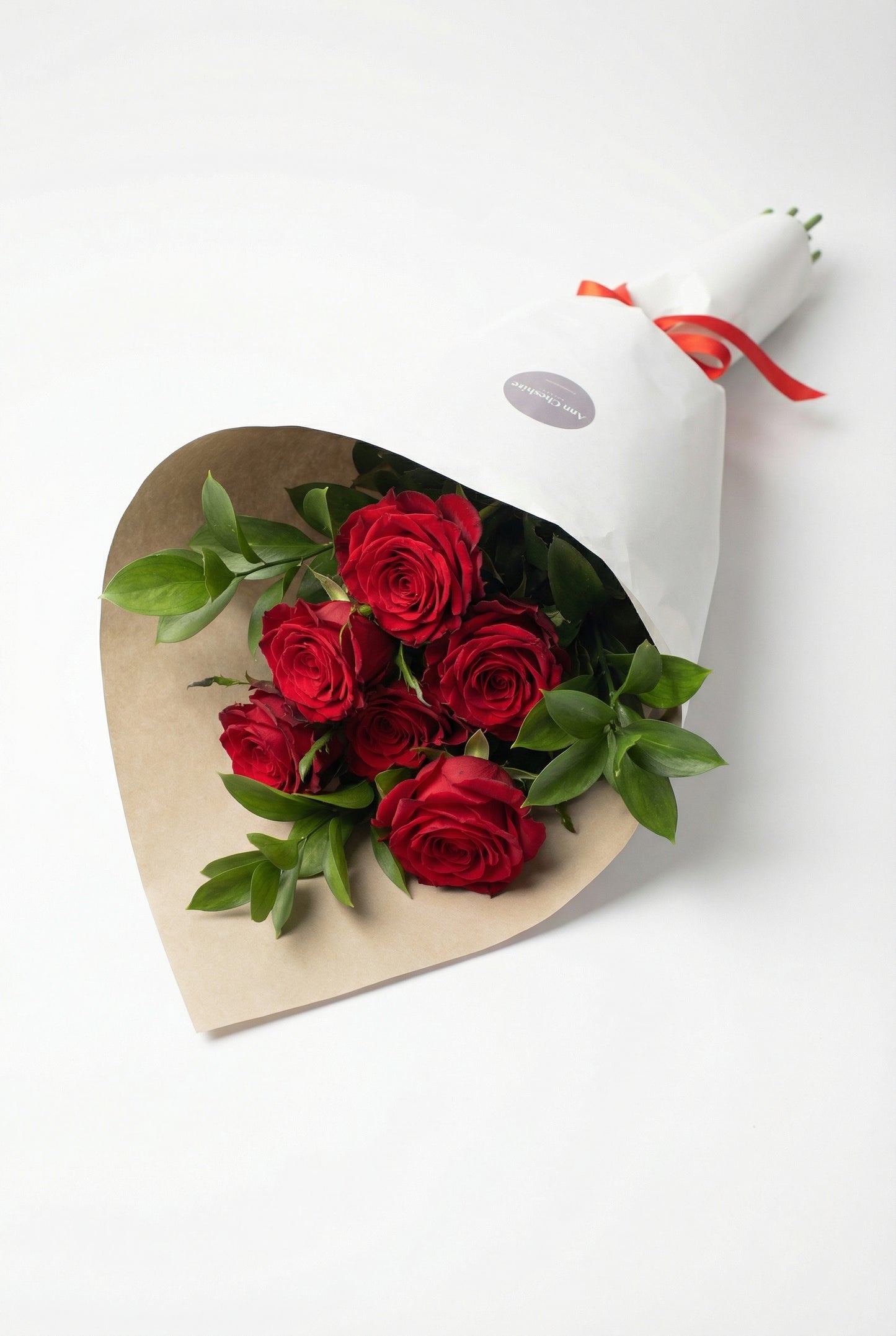 Half Dozen Red Roses