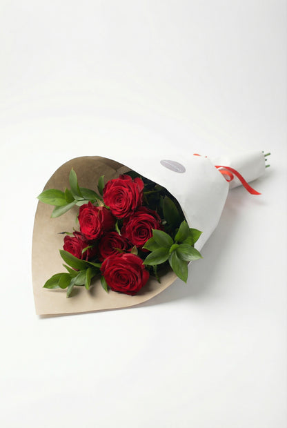 Half Dozen Red Roses