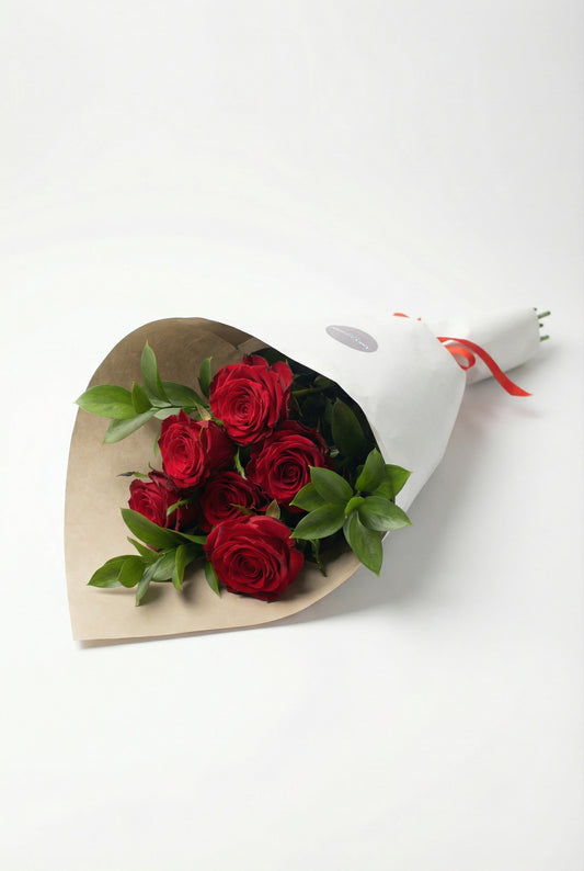 Half Dozen Red Roses