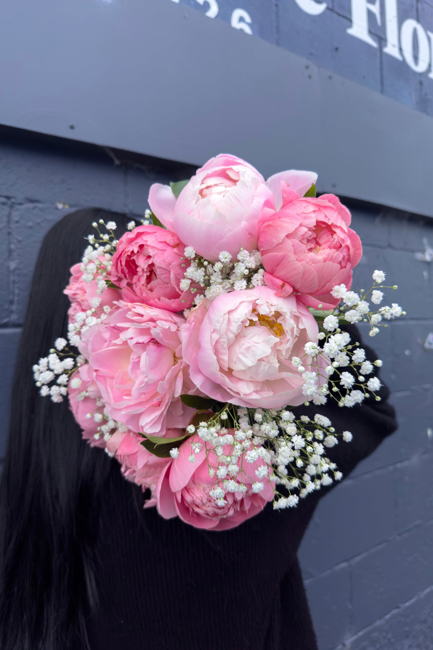 Pastel Pink Peony Bouquet