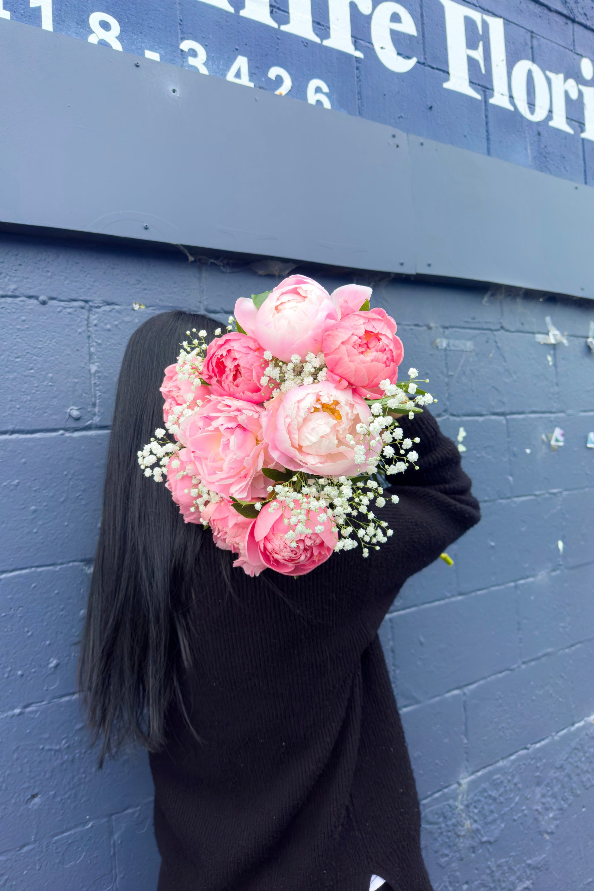 Pastel Pink Peony Bouquet