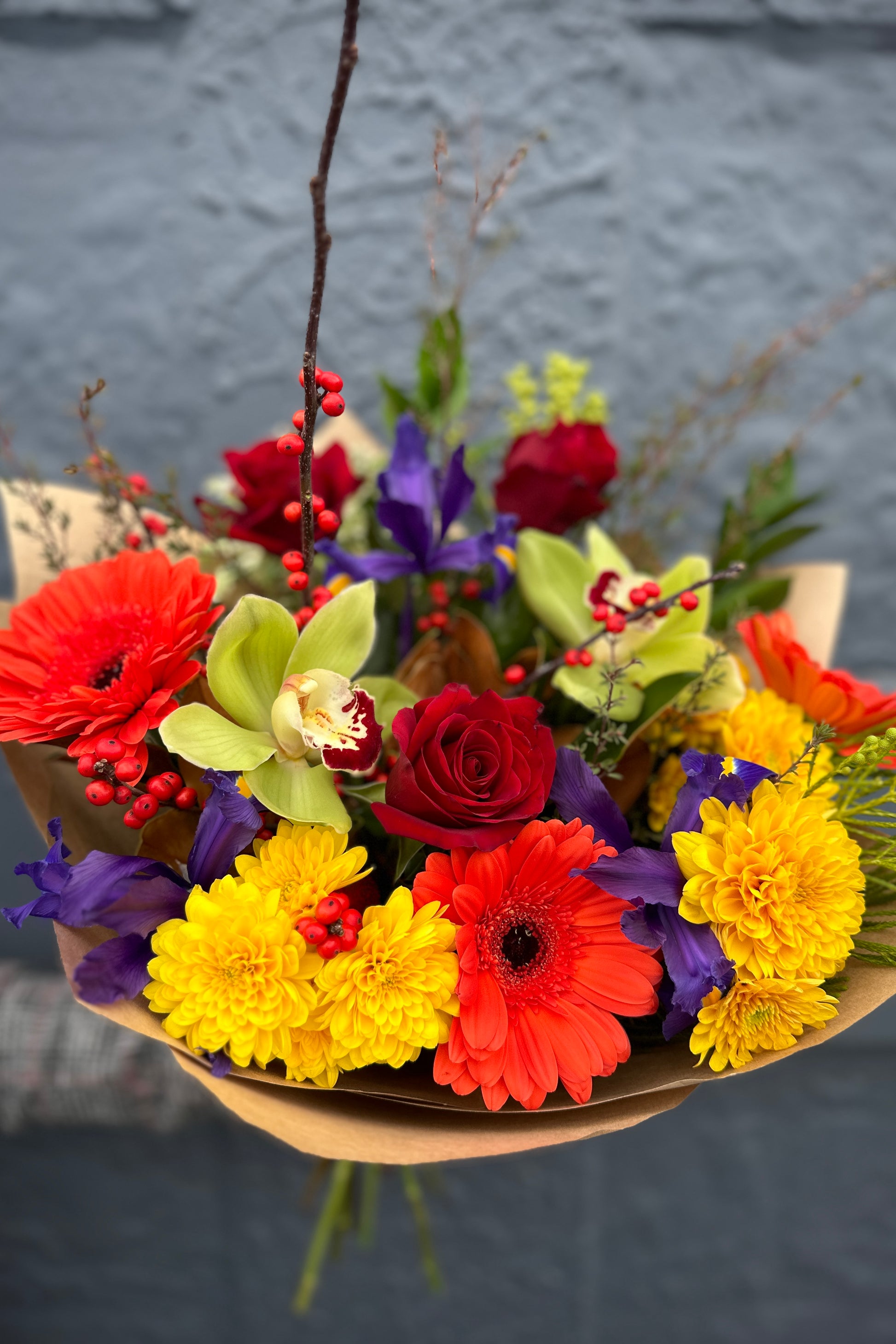 Bright Bouquet - Close-up View