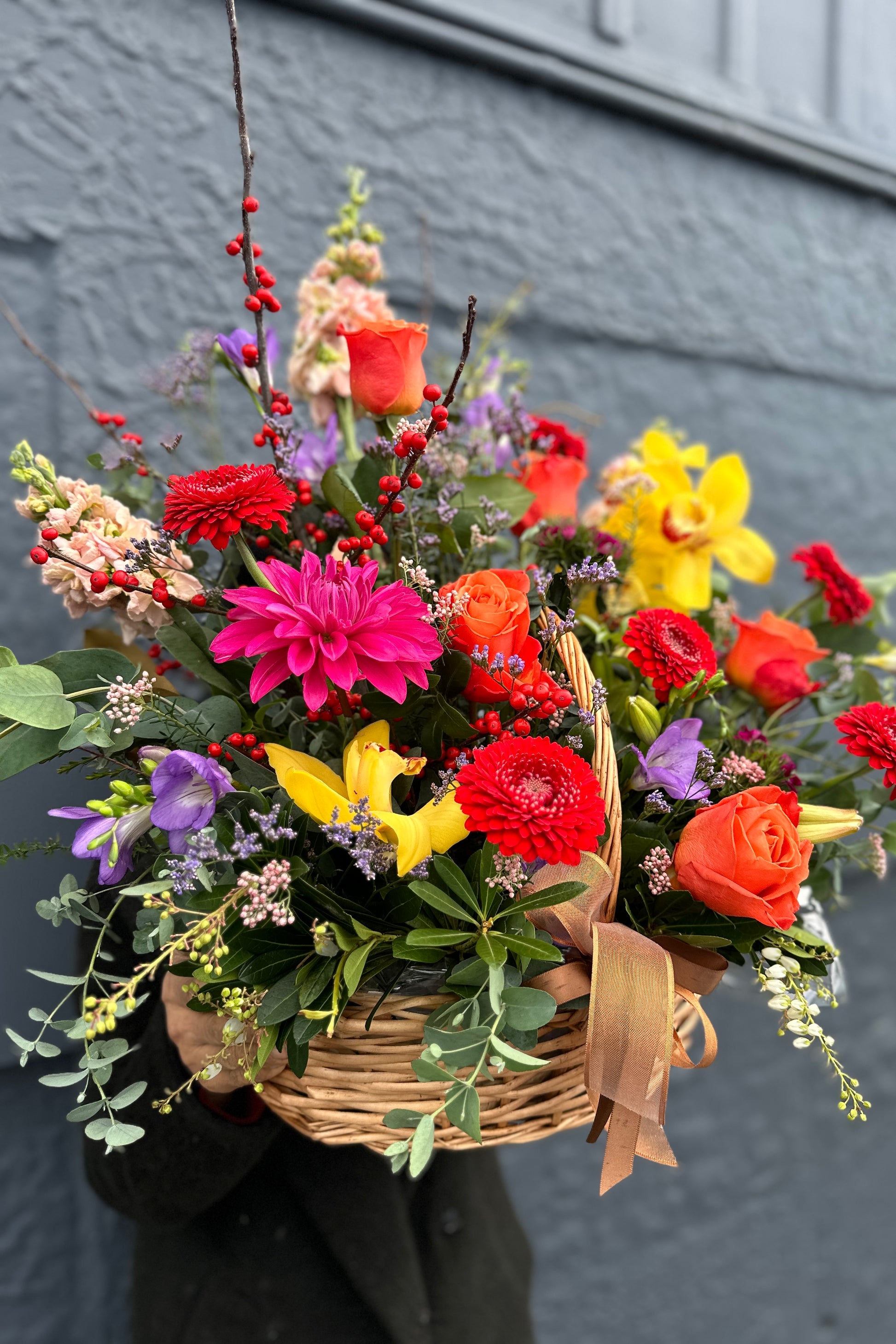 Flower Arrangement - Side View