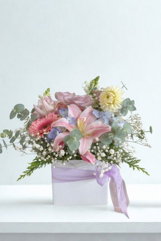 pastel lavender arrangement 1