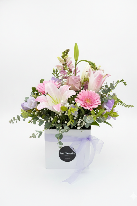 pastel lavender arrangement 4